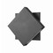 Z-Lite Quadrate 1 Light Outdoor Wall Sconce, Black & Sand-blast glass 573B-BK-LED - alternate 4